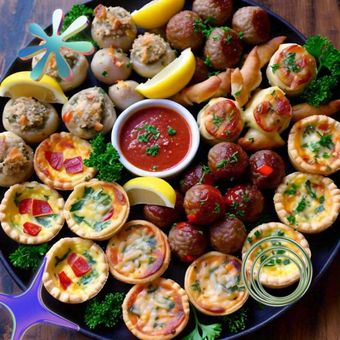 Continental Appetizers Background
