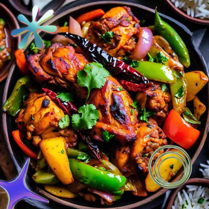 Indian Main Course Non-Vegetarian Background